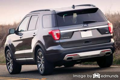Insurance quote for Ford Explorer in San Diego