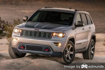 Insurance rates Jeep Grand Cherokee in San Diego