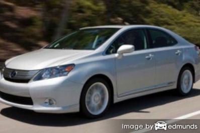 Insurance quote for Lexus HS 250h in San Diego