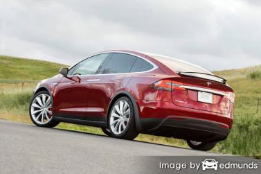 Insurance rates Tesla Model X in San Diego