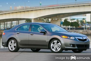 Insurance rates Acura TSX in San Diego