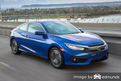 Insurance rates Honda Civic in San Diego