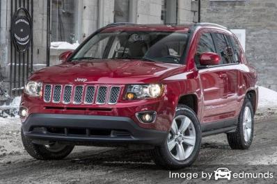 Insurance rates Jeep Compass in San Diego