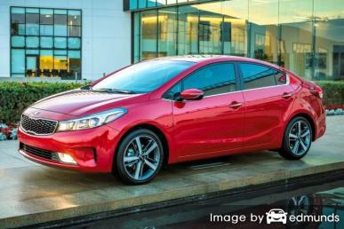 Insurance rates Kia Forte in San Diego