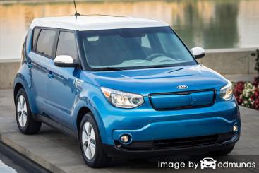 Insurance quote for Kia Soul EV in San Diego