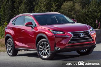 Insurance quote for Lexus NX 300h in San Diego
