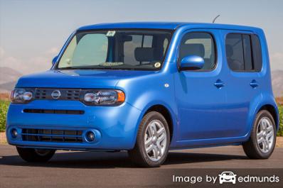 Insurance rates Nissan cube in San Diego