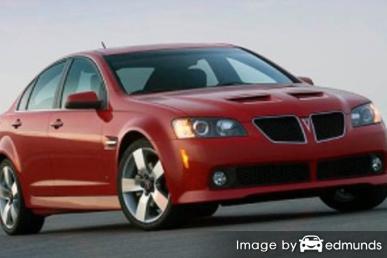 Insurance rates Pontiac G8 in San Diego