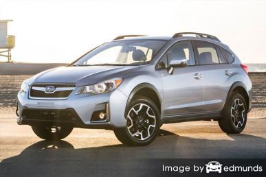 Insurance rates Subaru Crosstrek in San Diego