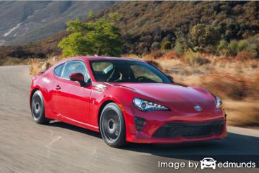 Insurance rates Toyota 86 in San Diego
