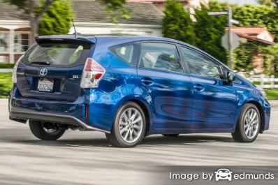 Insurance quote for Toyota Prius V in San Diego