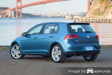 Insurance rates Volkswagen Golf in San Diego